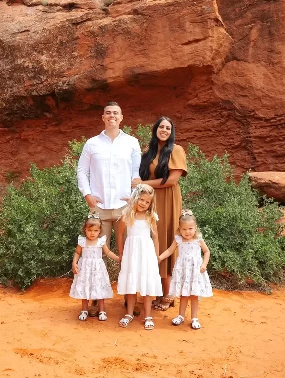 President of the Freedom Financial - "Jordan Capt" with his family