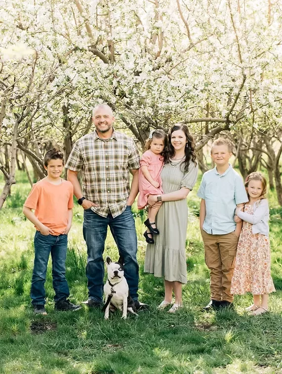 Field Director of the Freedom Financial - "Nick Nielson" with his family