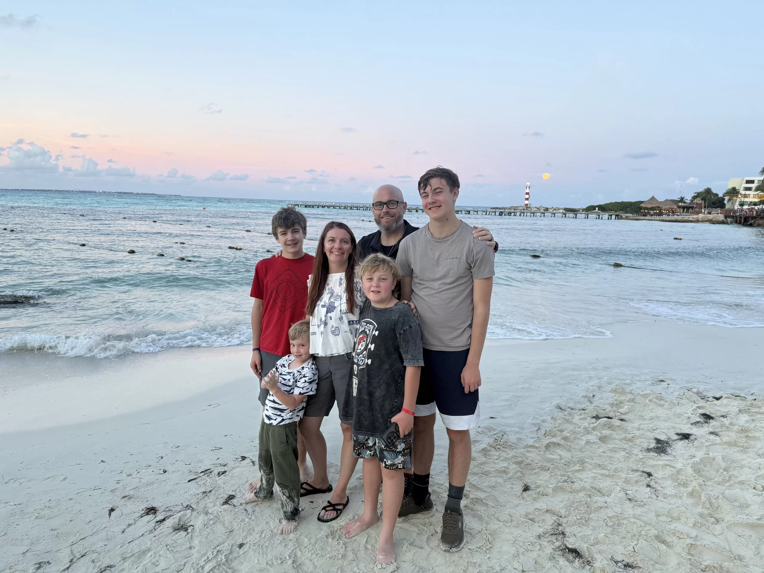 President of the Freedom Financial - "Jordan Capt" with his family