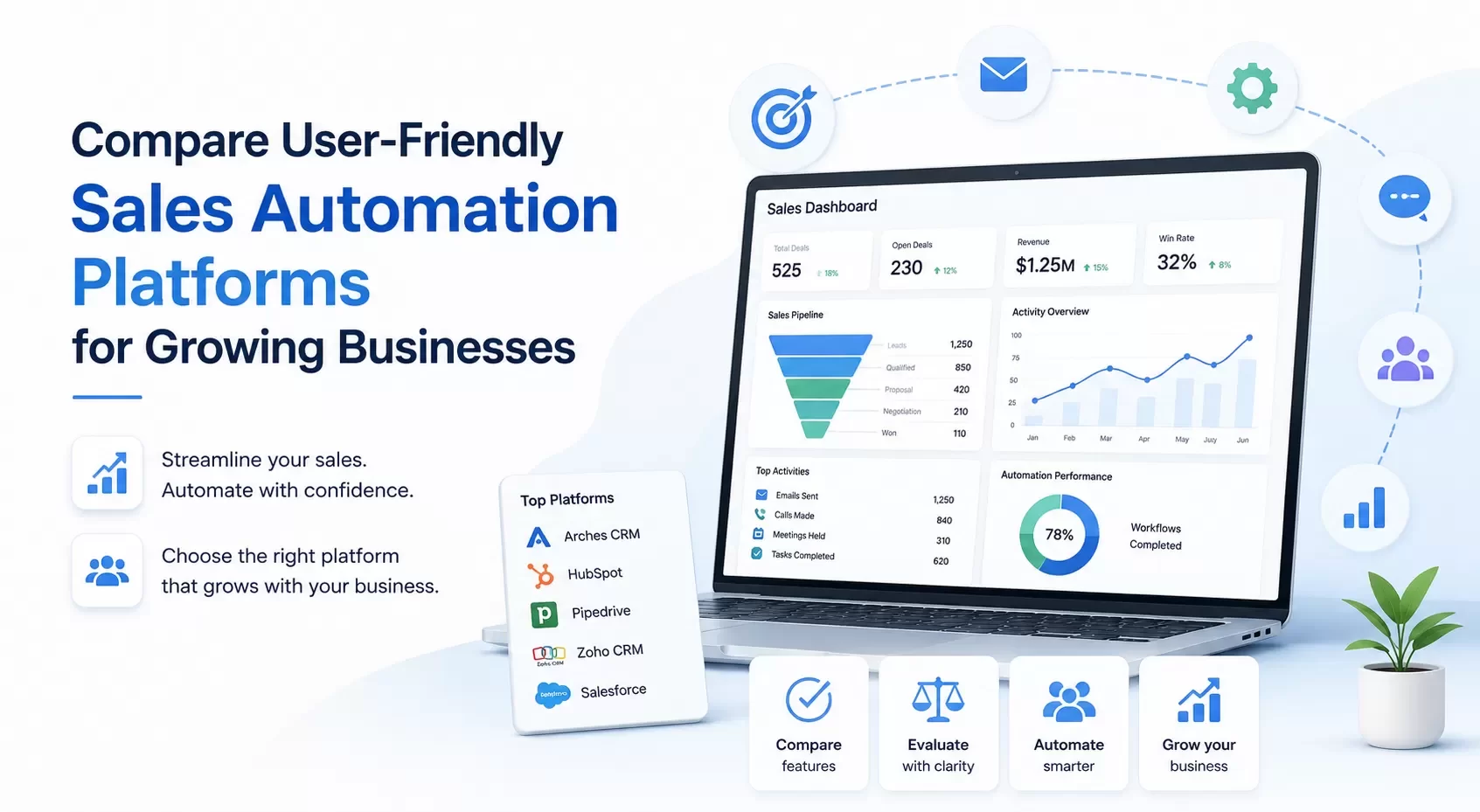 Compare User-Friendly Sales Automation Platforms for Growing Businesses