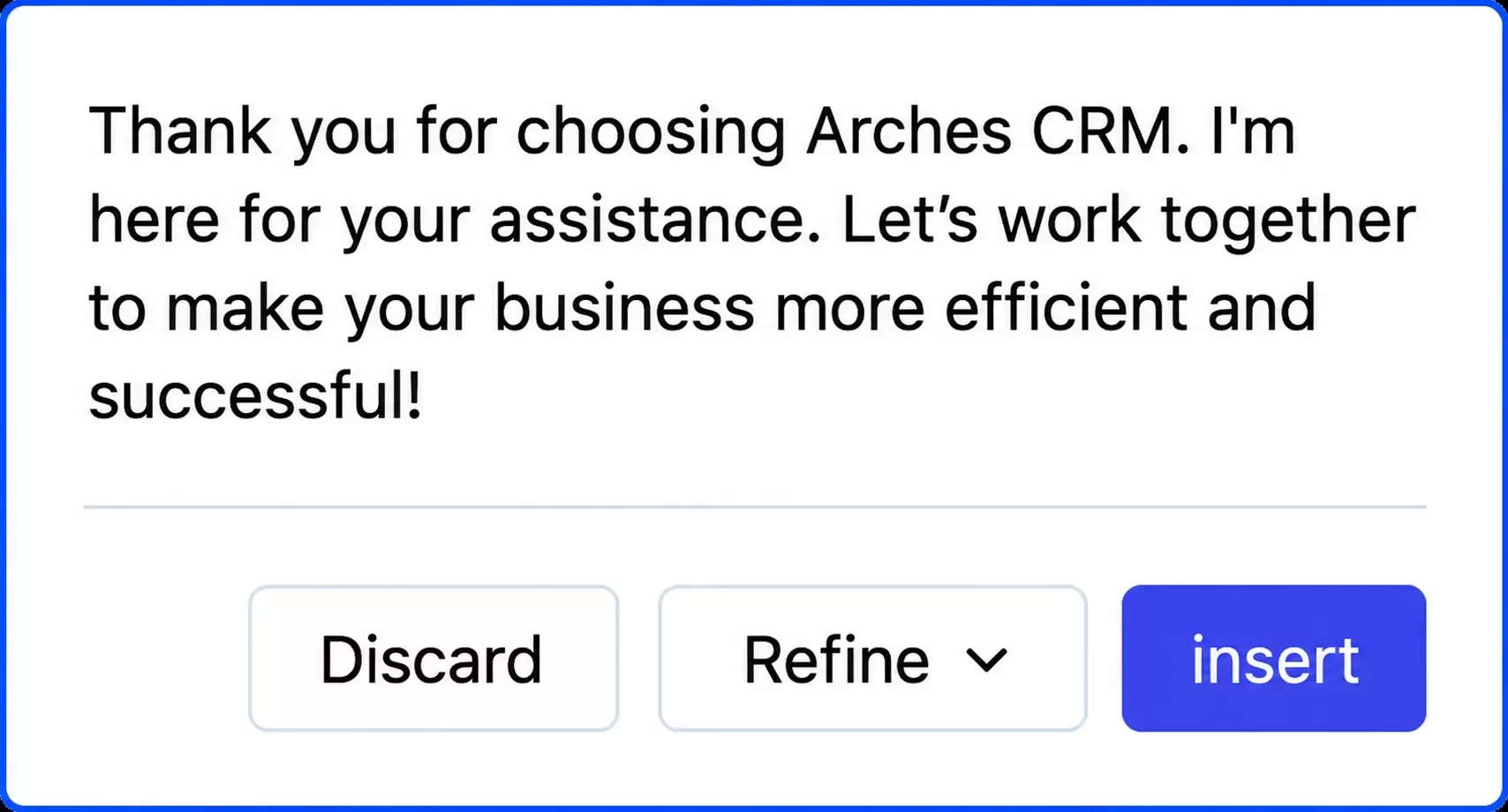 WhatsApp and email in the same CRM inbox