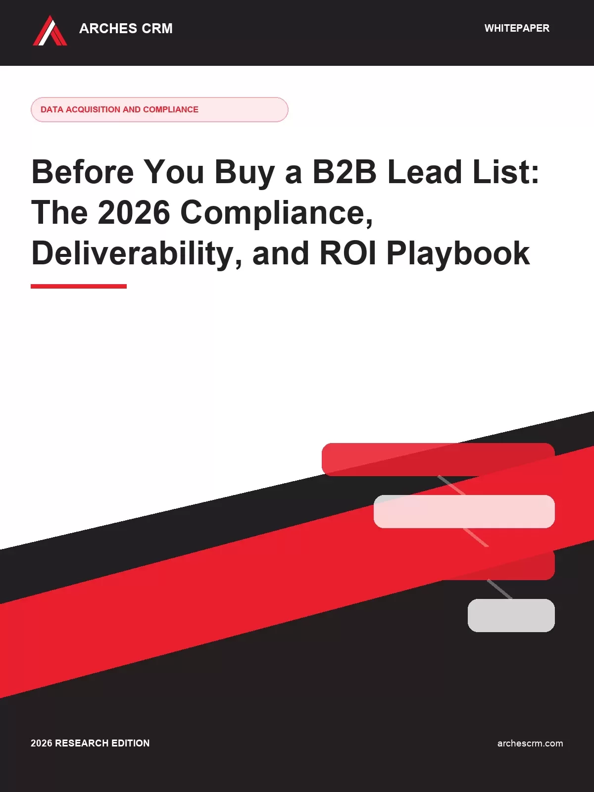 Cover of Before You Buy a B2B Lead List: The 2026 Compliance, Deliverability, and ROI Playbook