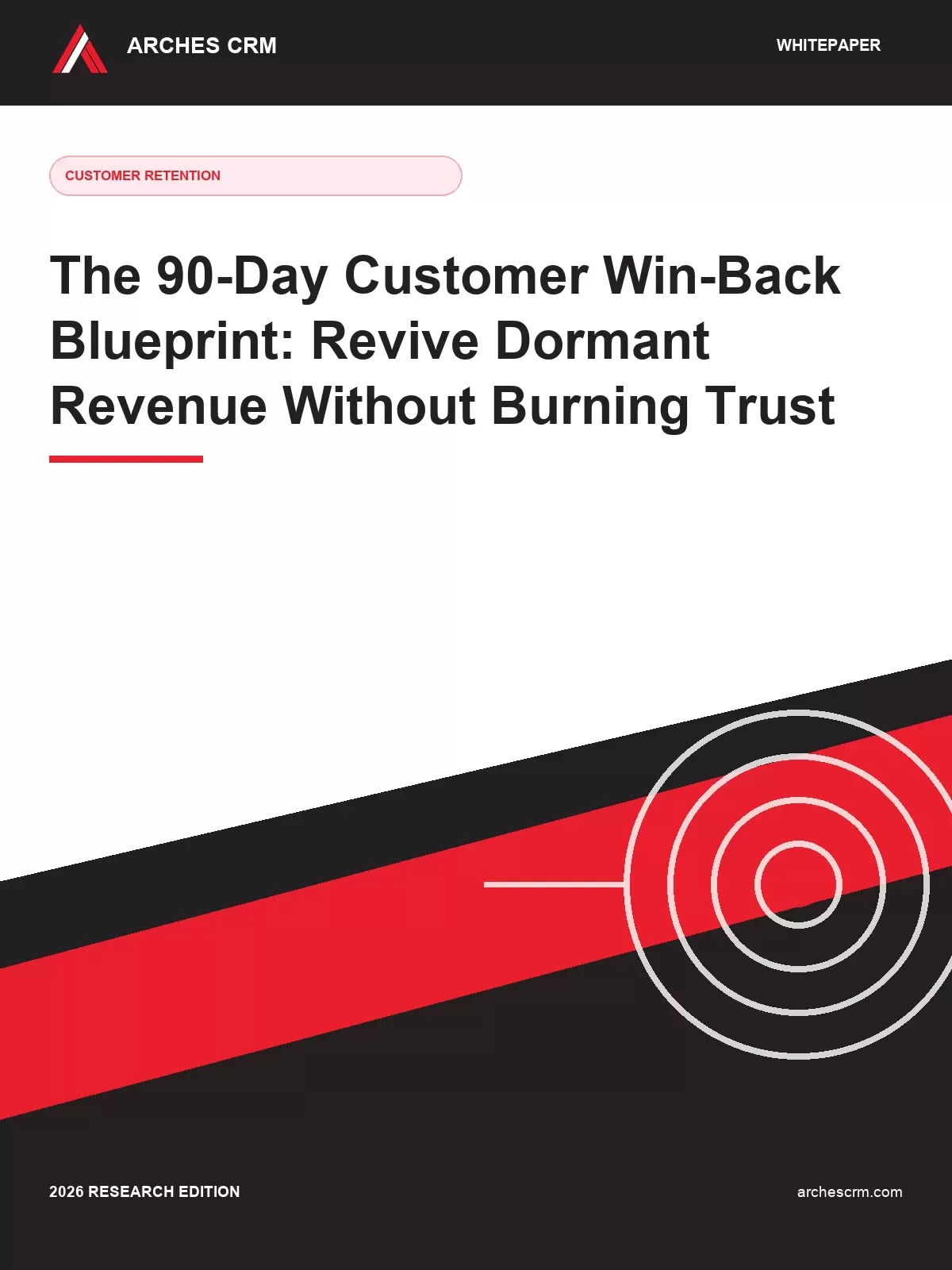 Cover of The 90-Day Customer Win-Back Blueprint: Revive Dormant Revenue Without Burning Trust