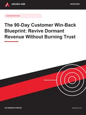 Cover of The 90-Day Customer Win-Back Blueprint: Revive Dormant Revenue Without Burning Trust