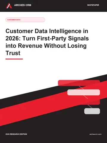 Cover of Customer Data Intelligence in 2026: Turn First-Party Signals into Revenue Without Losing Trust