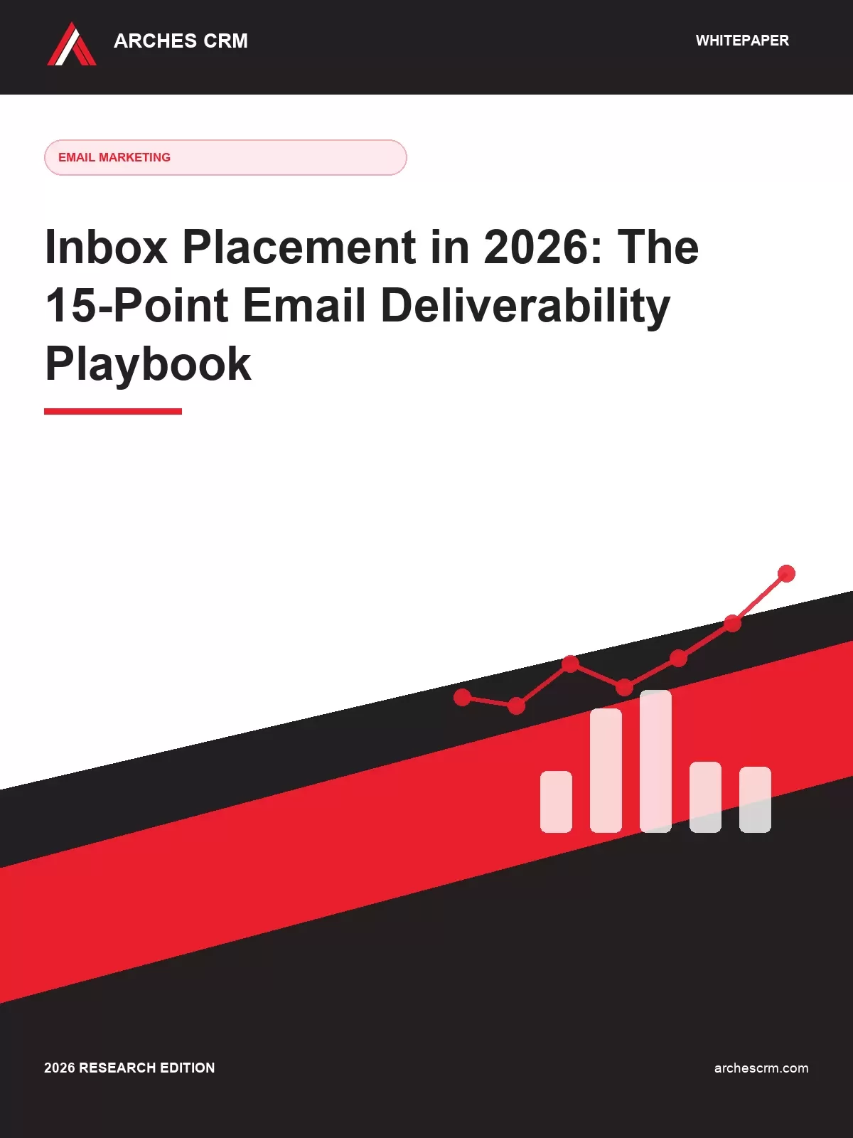 Cover of Inbox Placement in 2026: The 15-Point Email Deliverability Playbook