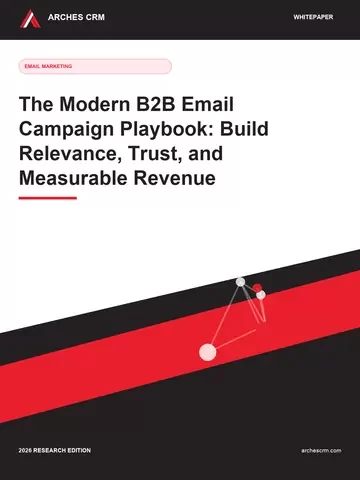 Cover of The Modern B2B Email Campaign Playbook: Build Relevance, Trust, and Measurable Revenue