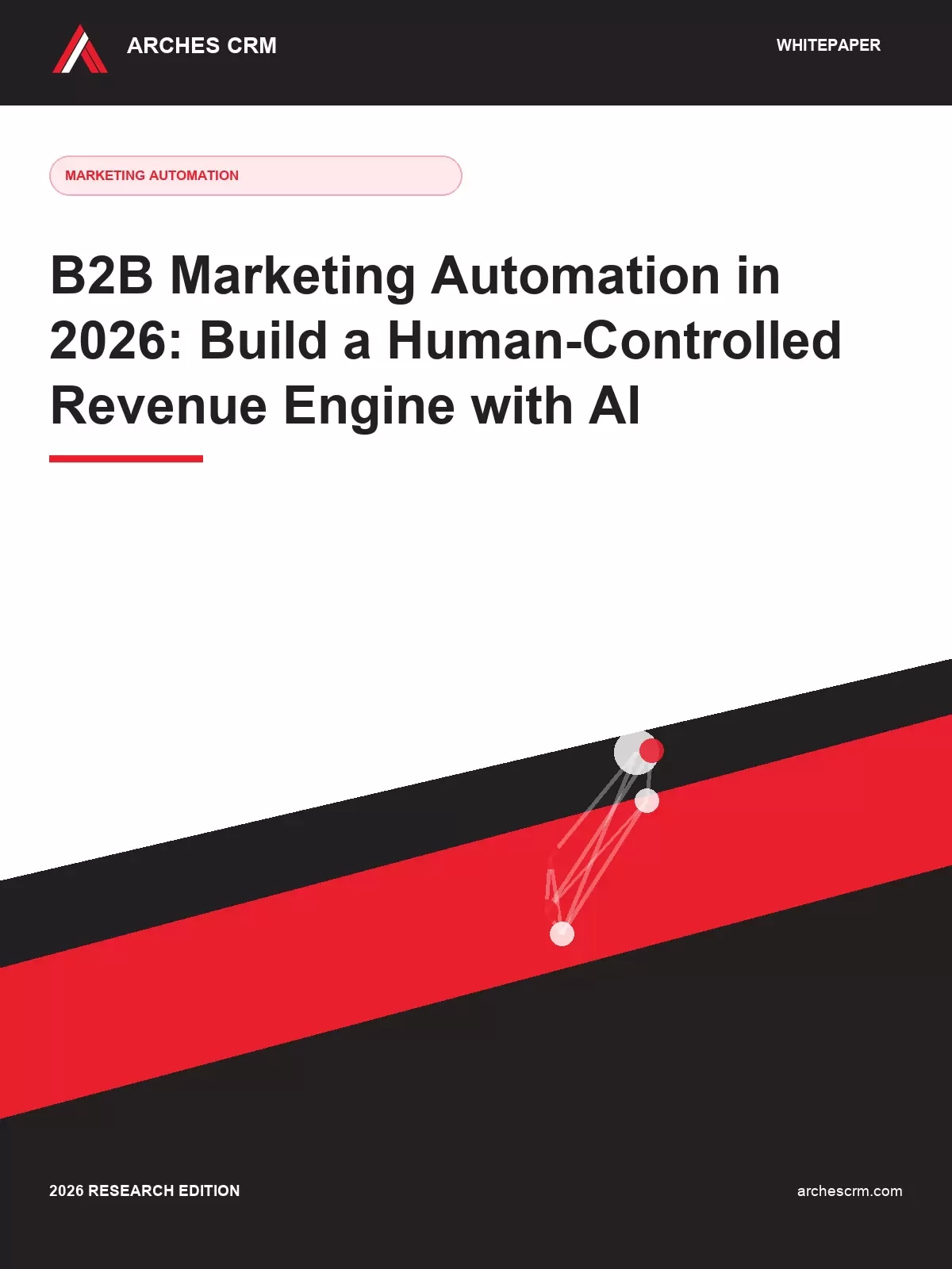 Cover of B2B Marketing Automation in 2026: Build a Human-Controlled Revenue Engine with AI