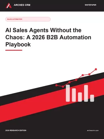Cover of AI Sales Agents Without the Chaos: A 2026 B2B Automation Playbook