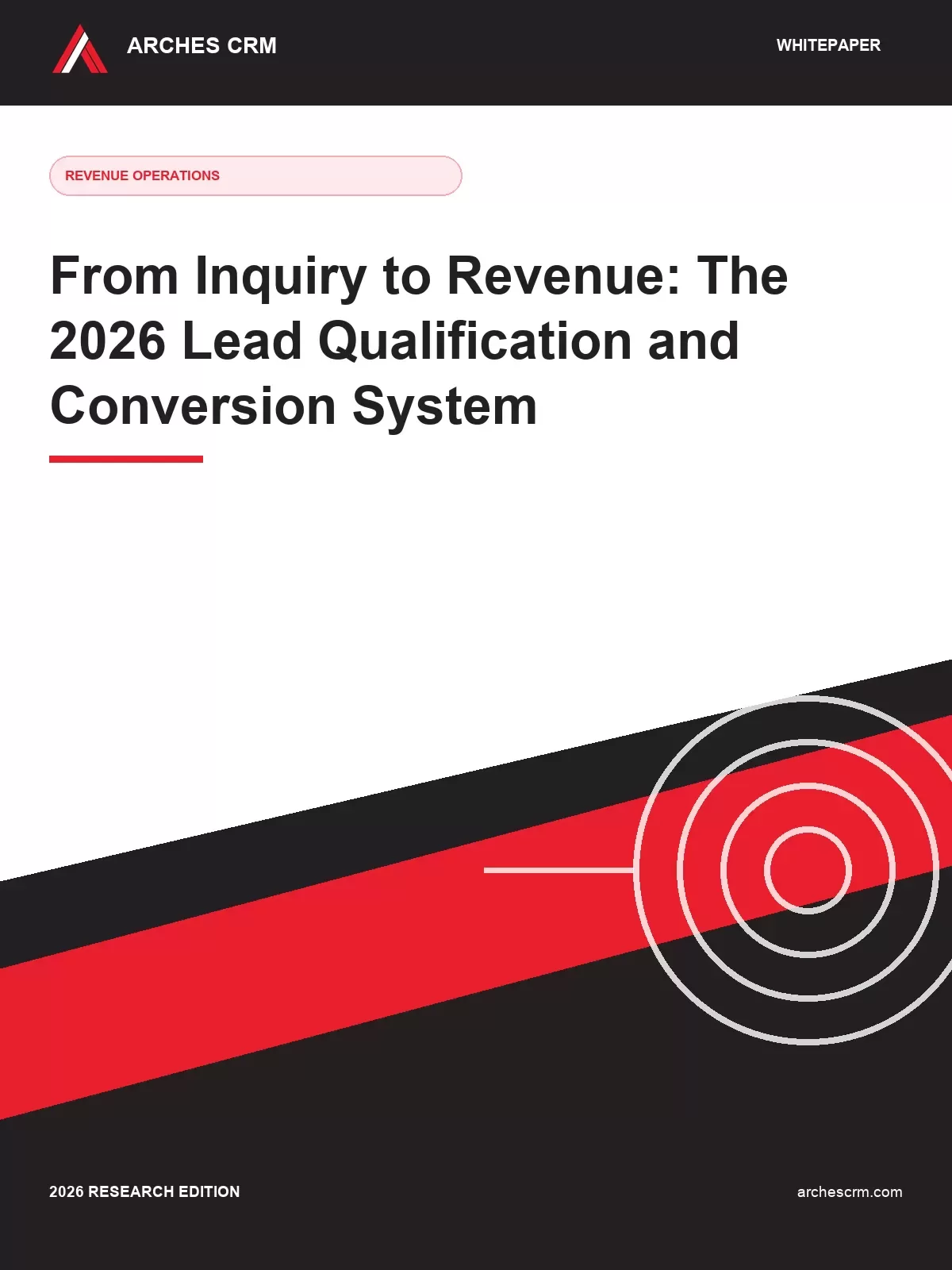 Cover of From Inquiry to Revenue: The 2026 Lead Qualification and Conversion System