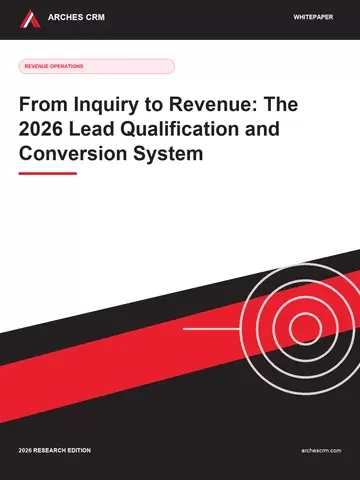 Cover of From Inquiry to Revenue: The 2026 Lead Qualification and Conversion System