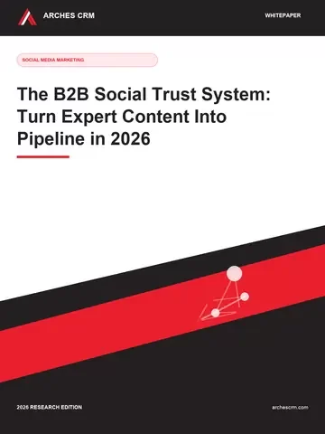 Cover of The B2B Social Trust System: Turn Expert Content Into Pipeline in 2026