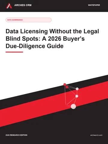 Cover of Data Licensing Without the Legal Blind Spots: A 2026 Buyer’s Due-Diligence Guide
