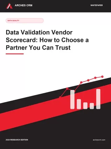 Cover of Data Validation Vendor Scorecard: How to Choose a Partner You Can Trust