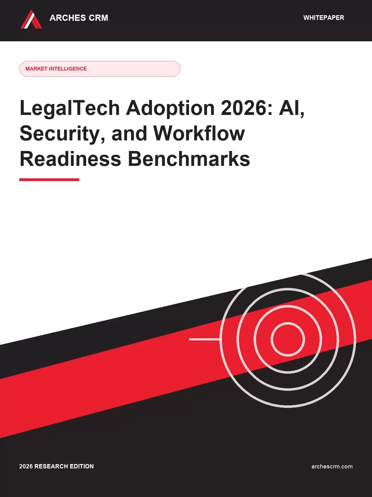 Cover of LegalTech Adoption 2026: AI, Security, and Workflow Readiness Benchmarks
