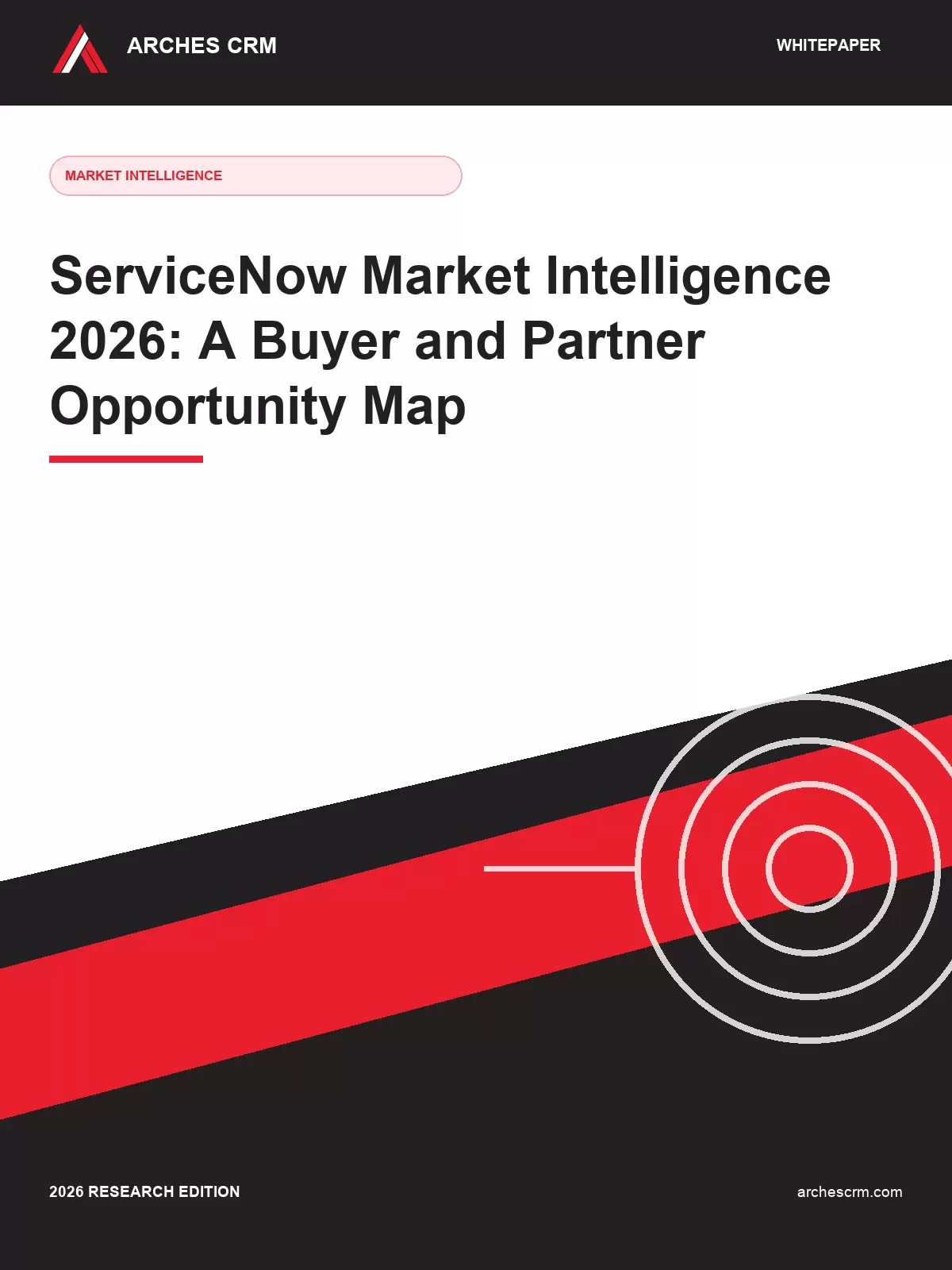 Cover of ServiceNow Market Intelligence 2026: A Buyer and Partner Opportunity Map