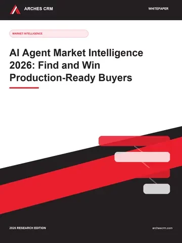 Cover of AI Agent Market Intelligence 2026: Find and Win Production-Ready Buyers