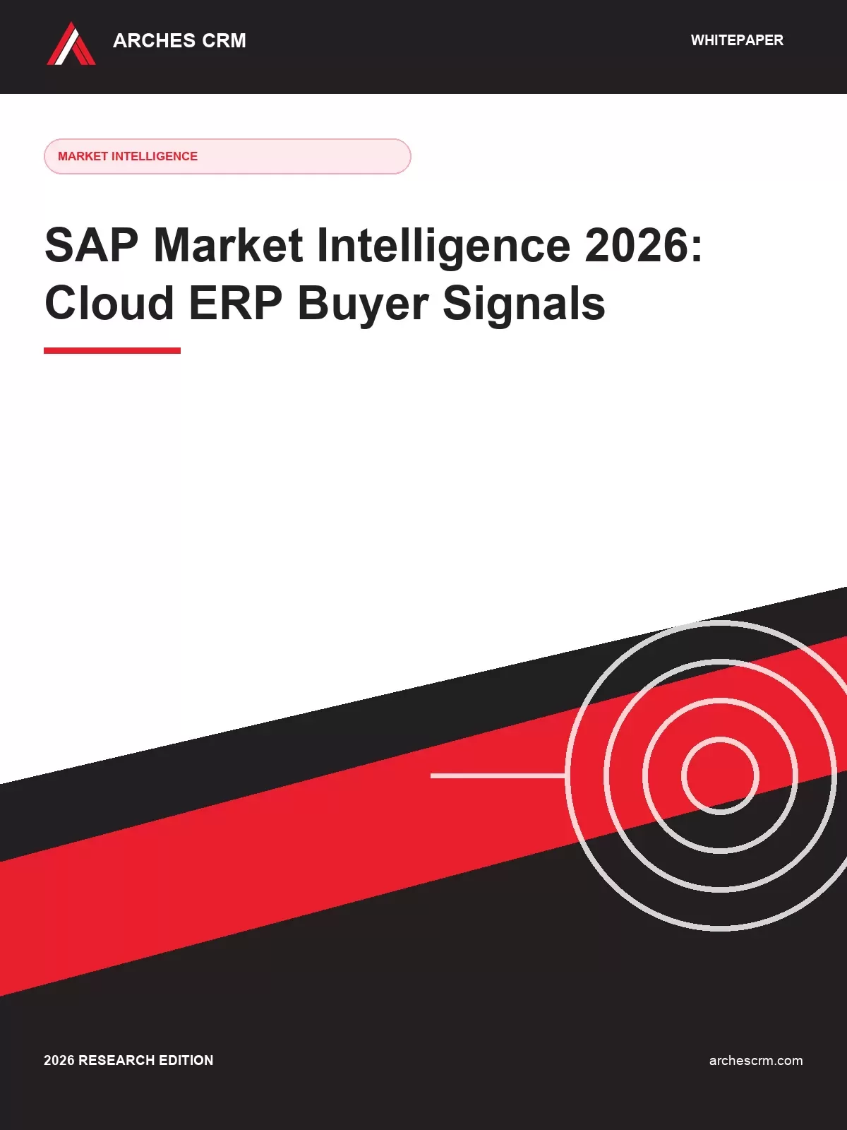 Cover of SAP Market Intelligence 2026: Cloud ERP Buyer Signals