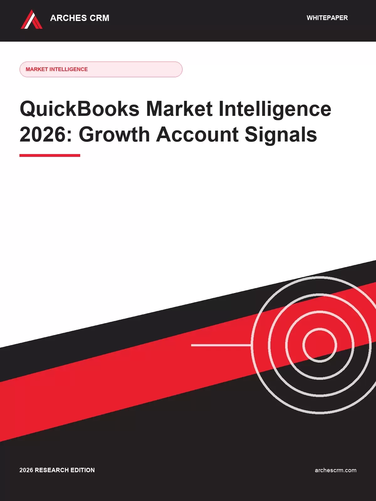 Cover of QuickBooks Market Intelligence 2026: Growth Account Signals