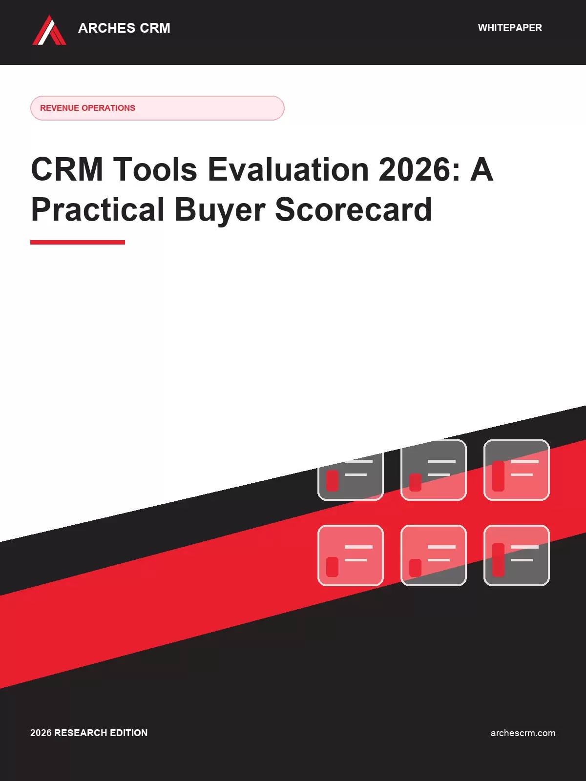 Cover of CRM Tools Evaluation 2026: A Practical Buyer Scorecard