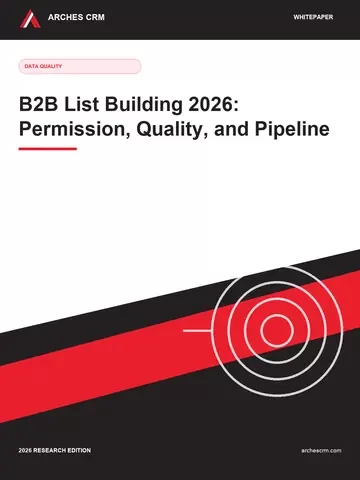 Cover of B2B List Building 2026: Permission, Quality, and Pipeline