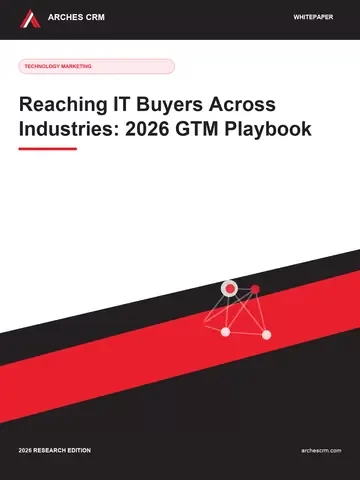 Cover of Reaching IT Buyers Across Industries: 2026 GTM Playbook