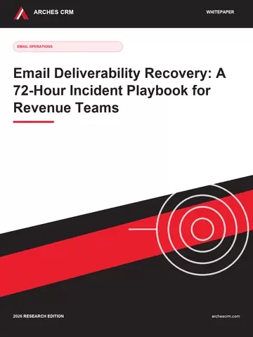 Cover of Email Deliverability Recovery: A 72-Hour Incident Playbook for Revenue Teams