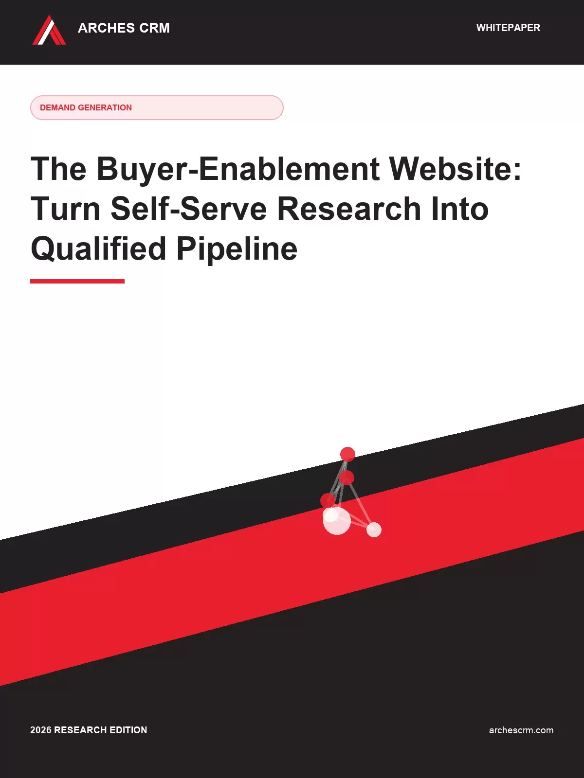 Cover of The Buyer-Enablement Website: Turn Self-Serve Research Into Qualified Pipeline