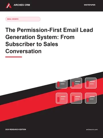 Cover of The Permission-First Email Lead Generation System: From Subscriber to Sales Conversation