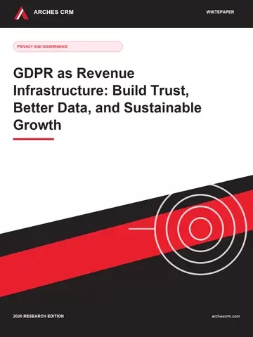 Cover of GDPR as Revenue Infrastructure: Build Trust, Better Data, and Sustainable Growth