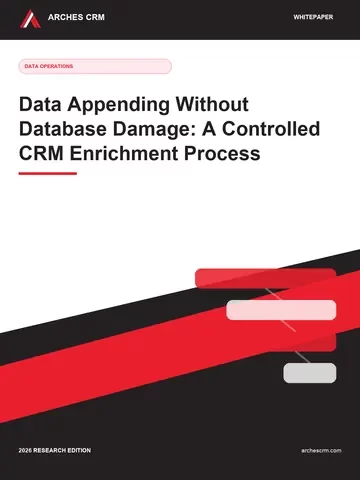 Cover of Data Appending Without Database Damage: A Controlled CRM Enrichment Process
