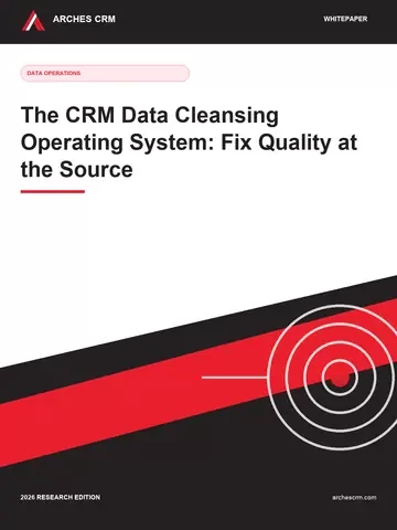 Cover of The CRM Data Cleansing Operating System: Fix Quality at the Source