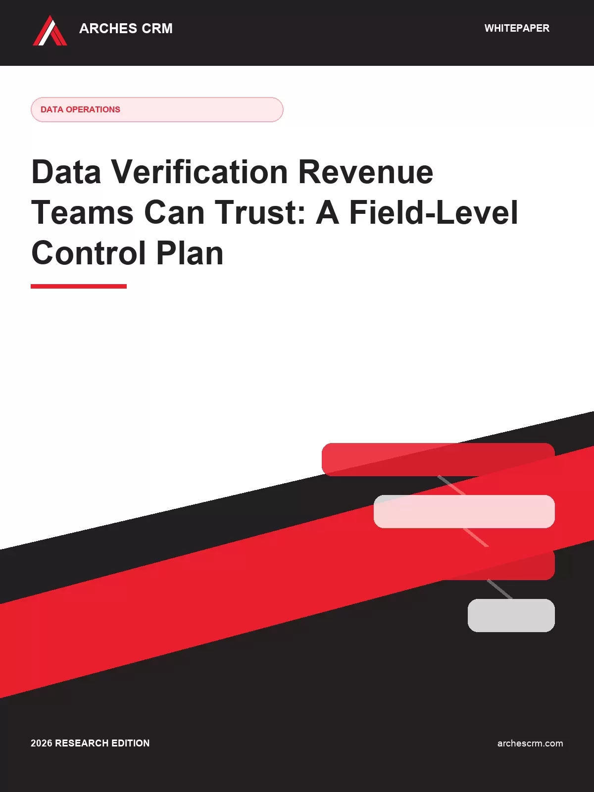 Cover of Data Verification Revenue Teams Can Trust: A Field-Level Control Plan