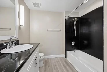 Interior restroom