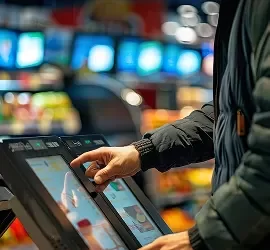 Men Using Retail