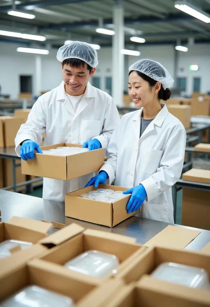 Man and Woman packing order