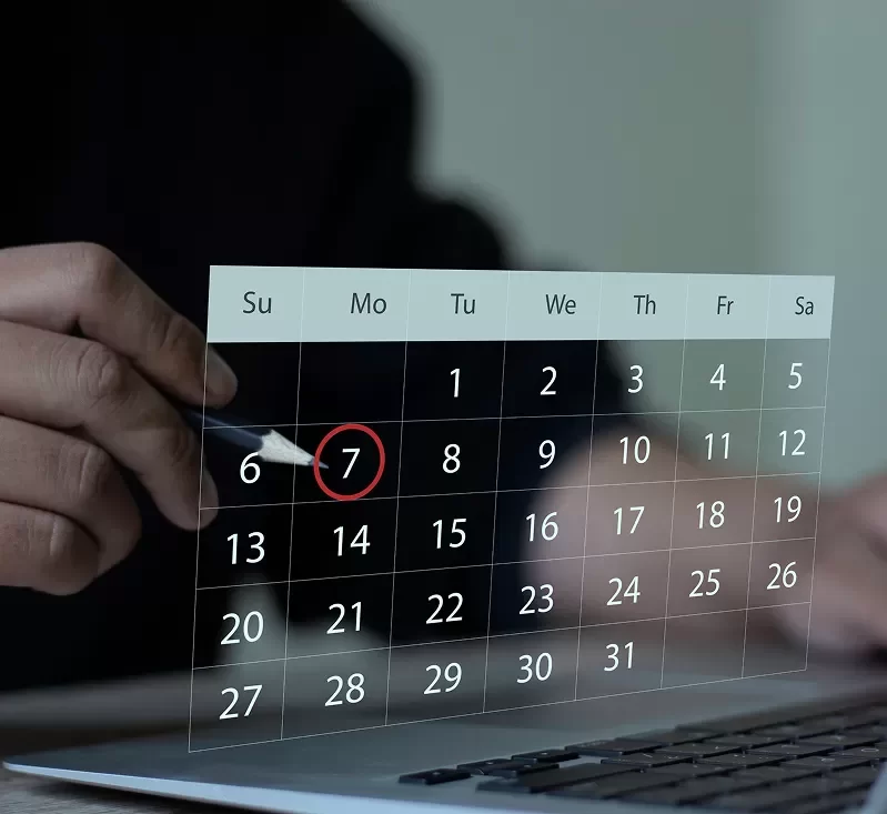 Timetracking in calender