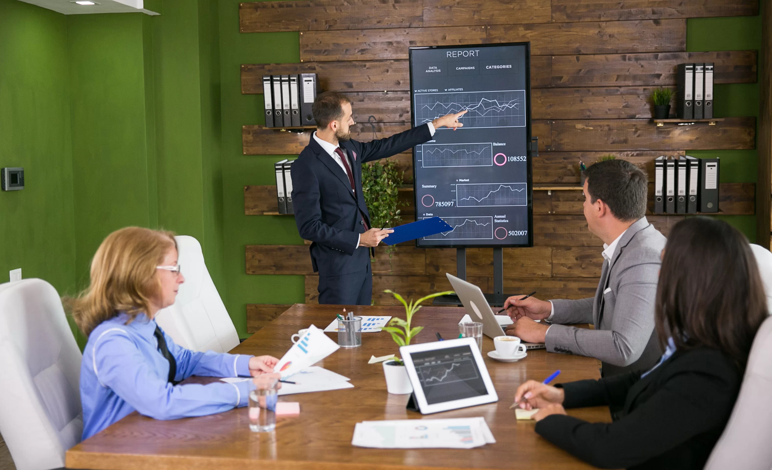 Team Seeing laptop