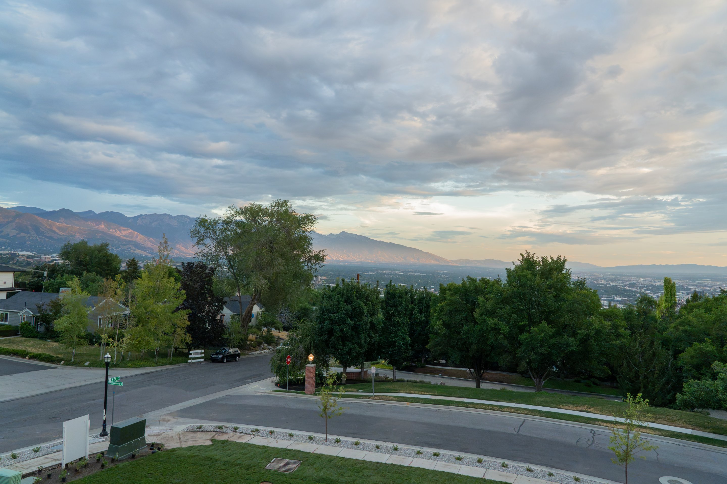 Scenic overview of The Avenues from Capitol Park Cottages