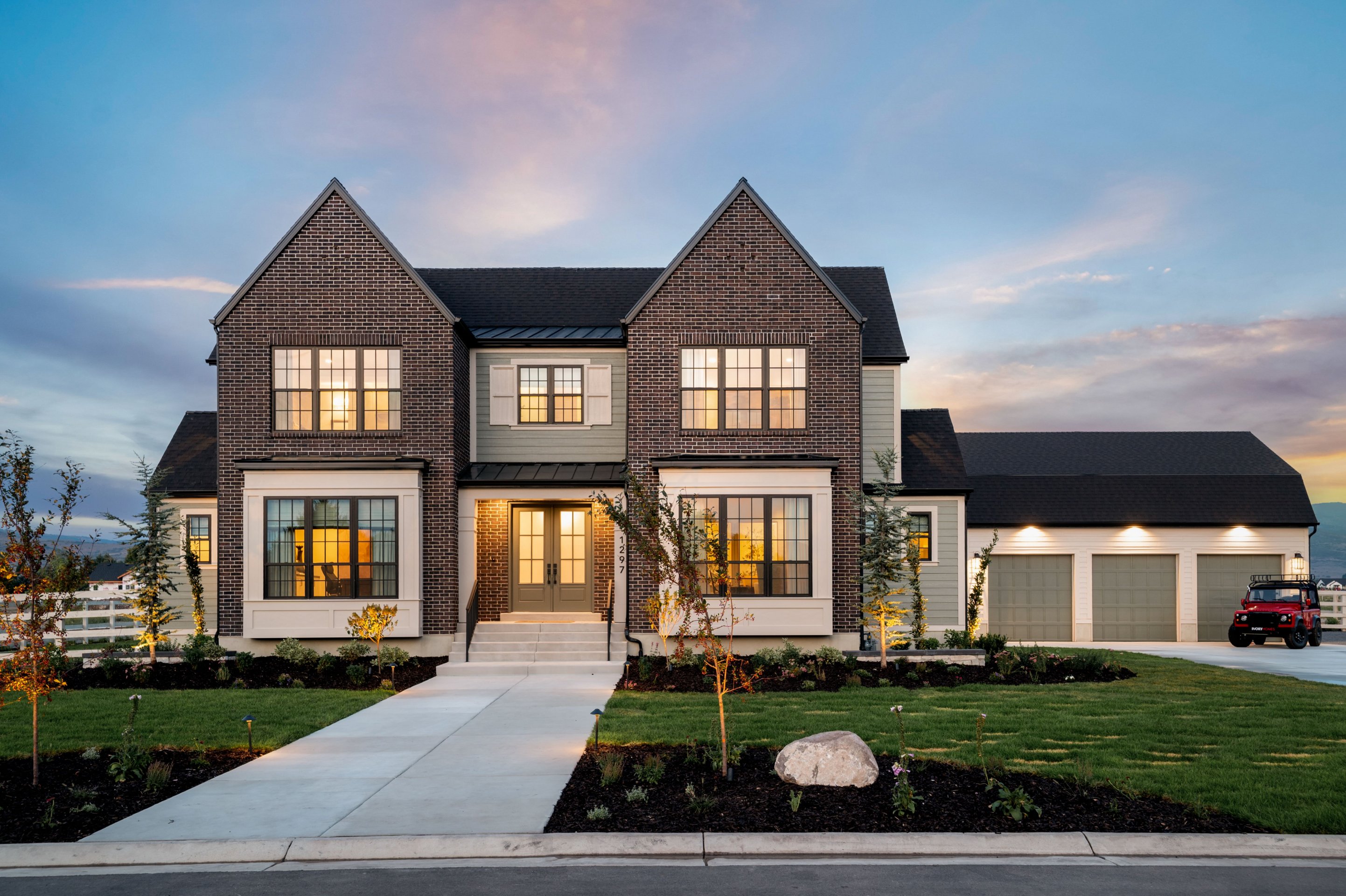 Garfield Traditional model home at Christensen Farms